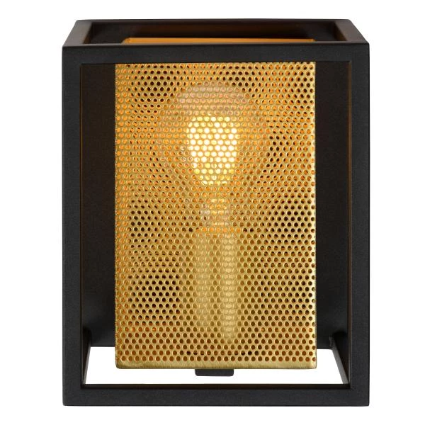 Lucide SANSA - Wall light - 1xE27 - Black - detail 2